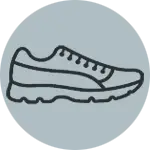 آیکون قسمت دسته بندی کفش اسپرت زنانه در صفحه اصلی سایت